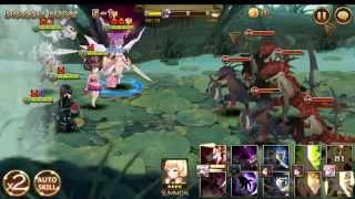 Seven Knights Gold, Ruby & Fodders Farming at Map 5-1 using Jave & Hellenia