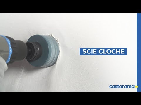 Scie cloche sans foret pilote Erbauer pour aluminium, acier doux, plaque de  platre, plastique et bois Ø.68 mm