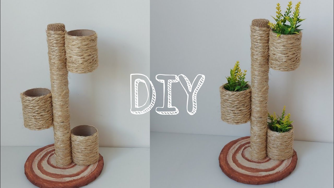 Artesanato com rolos de papel filme | Faça você mesmo