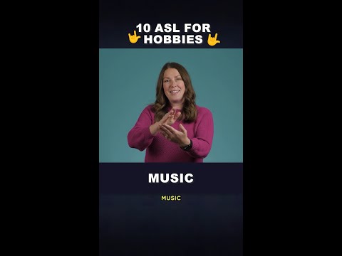 🤟 10 ASL Hobby Signs 🎨