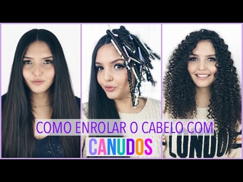 COMO ENROLAR O CABELOS COM CANUDOS (SEM CHAPINHA E SEM SECADOR) - Kezia Happuck