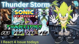reaction Sonic IDW Issue 53-56 The Thunder Storm