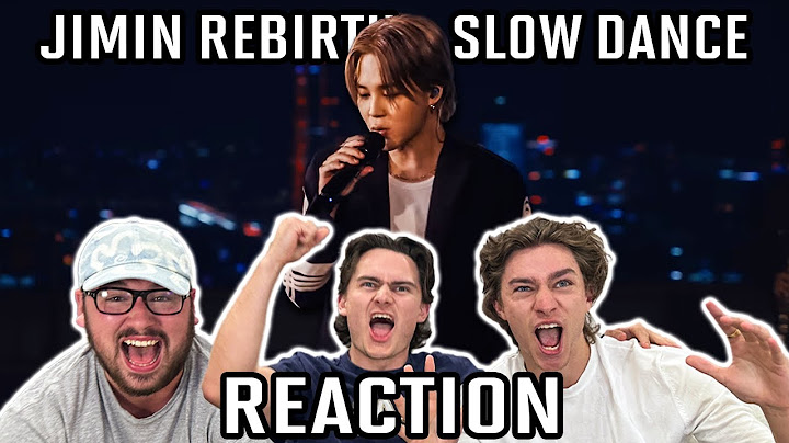 KPOP NEWBIES WATCH BTS JIMIN REBIRTH + SLOW DANCE LIVE!