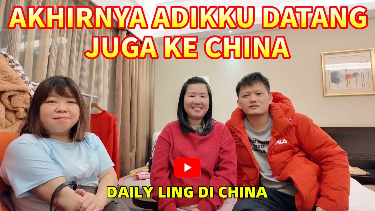 PERTAMA KALI AYOU BERTEMU DENGAN ADIKKU YANG LAGI IKUT SEMINAR GURU MANDARIN DI GUANGZHOU