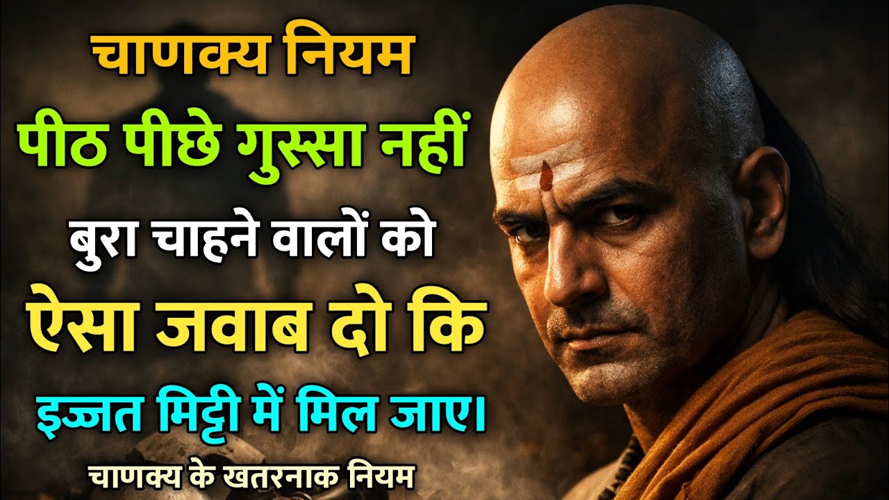 पीठ पीछे गुस्सा नहीं, सही समय पर खतरनाक वार | चाणक्य माइंडसेट