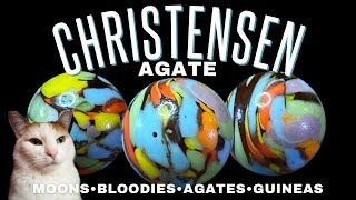 Christensen Agate Marbles Guineas and Boxed Sets