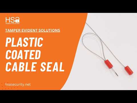 Video thumbnail for Plastic Coated Cable Seals | Hexagonal Lock Head Security Seal