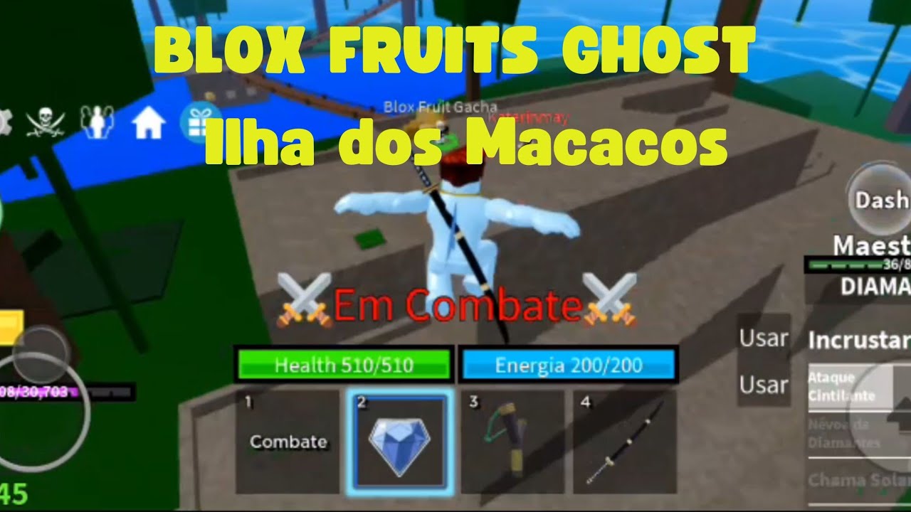 CHEGUEI NA ILHA DOS MACACOS #roblox #games #bloxfruits