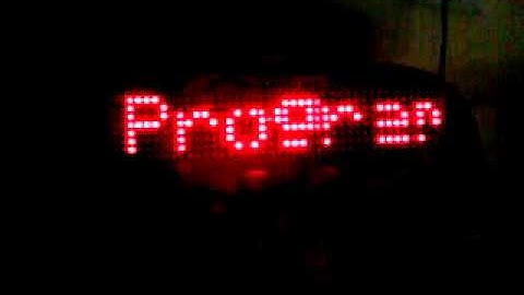 Micro controller based  Moving Message Display by MSIT Students at JNTUH,Hyderabad..