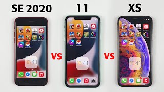iPhone SE 2020 vs iPhone 11 vs iPhone XS SPEED TEST in 2022 | Which is Worth Buying in 2022 ?