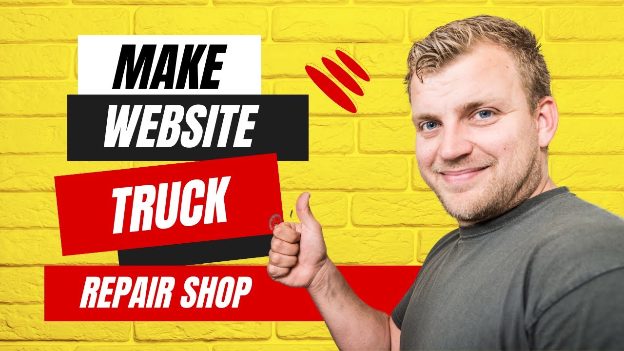 How to Make a Truck Repair Shop site SUPER EASY! YouTube