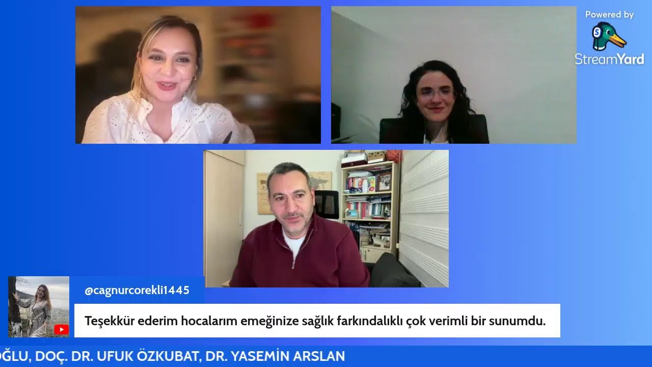 PROF. DR. BİRKAN GÜLDENOĞLU, DOÇ. DR. UFUK ÖZKUBAT,M DR. YASEMİN ARSLAN