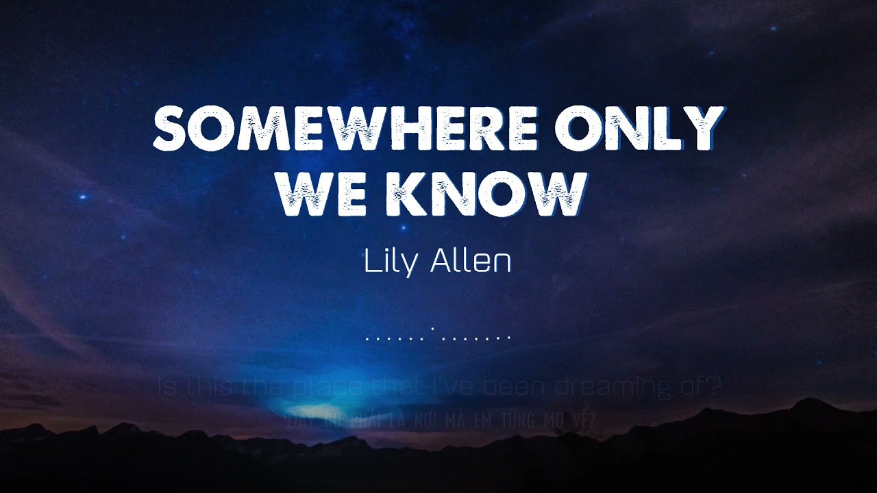 Lily Allen - Somewhere Only We Know(Tradução/ Legendas)1080p ᴴᴰ in 2023