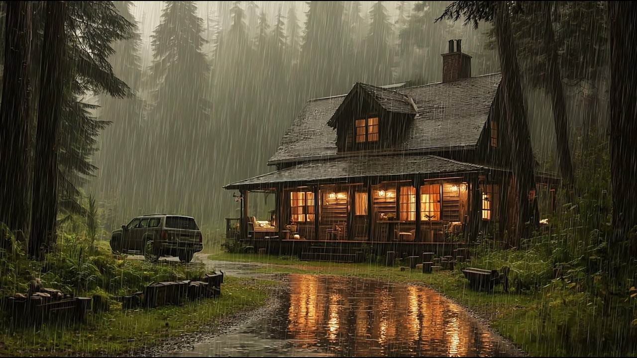 Звуки дождя для расслабления и мгновенного засыпания - ASMR дождя