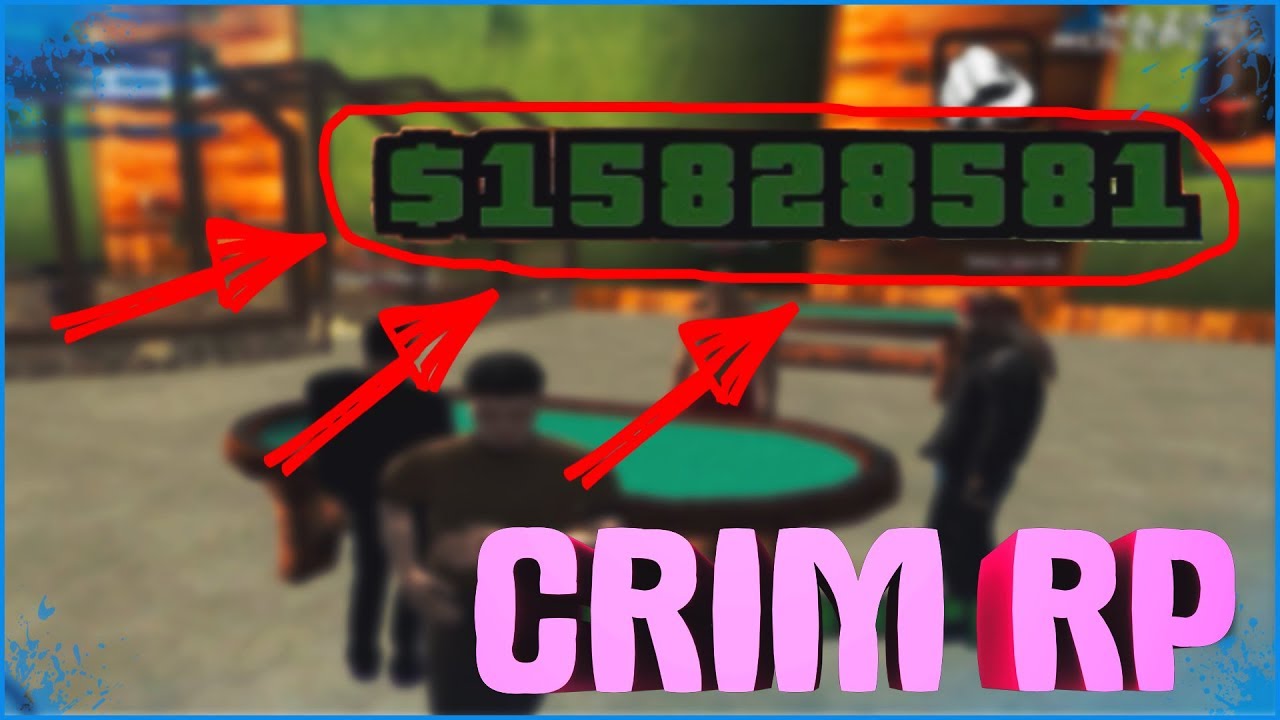 Поднял 15кк в казино на CRIM RP (CRMP)