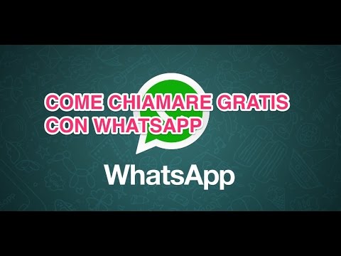 Video: Le chiamate whatsapp sono sempre gratuite?