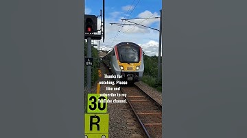 Greater Anglia Class 720 Aventra terminating at Braintree Station from London Liverpool Street. 2022