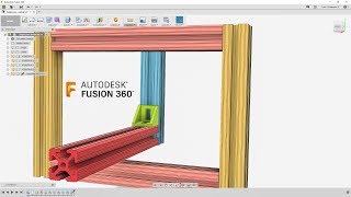 Understand Joints & How To Handle 80/20 Rails - Fusion 360 Tutorial - #LarsLive 151