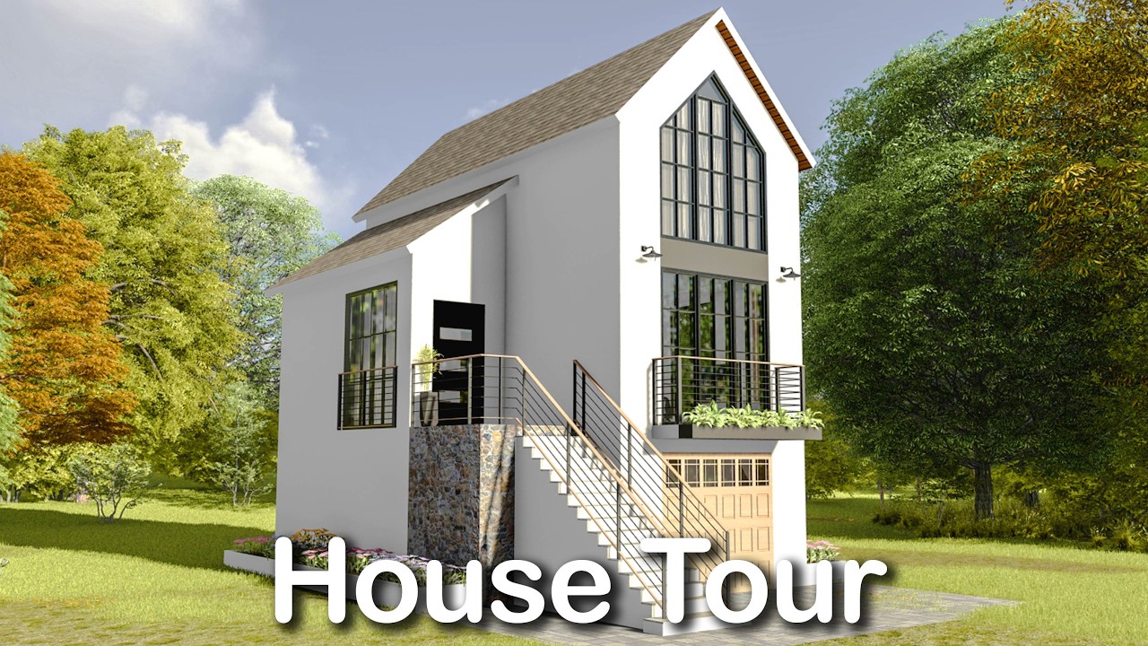 (4x8 Meters) Tiny House Design | 1 Bedroom House Tour