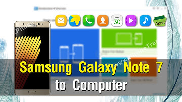 How to Backup Contents from Samsung Galaxy Note 7 to Computer in One Click