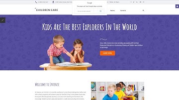 Children Care Responsive Joomla Template by RockThemes - 61337