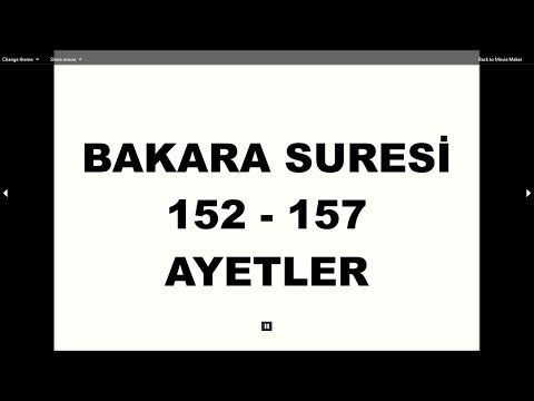 BAKARA SURESİ 152-157 AYETLER