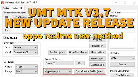 UMT MTK  TOOL V3.7 NEW UPDATE  RELEASE.. OPPO REALME NEW UPADATE