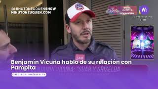 Benjamín Vicuña habló de su relación con Pampita- Minuto Neuquén Show