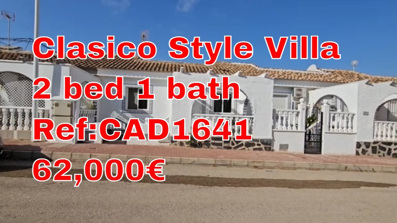 Clasico Style Villa. house tour Spain Costa CALIDA. property sales costa Calida