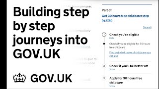 In may 2019, the government digital service (gds) won a d&ad award for
design, their step by navigation work.here, kate ivey-williams,
servi...