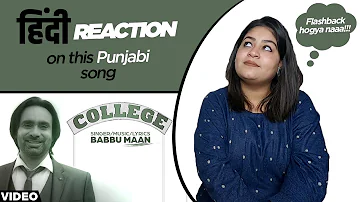 Reaction on College || Babbu Maan ||