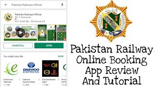 Pakistan Railway Online Booking || E-Ticketing || Tutorial || Pak Railo screenshot 2