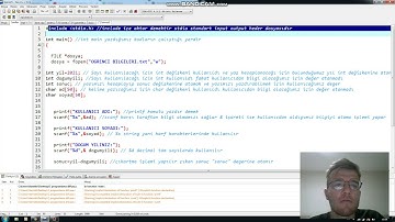 kullanıcıdan bilgi alıp hesaplayan ve bir text dosyasına kaydeden uygulama