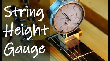 Make Guitar String Height Gauge | Lathe Mill Guitars All the good stuff