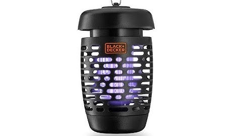 BLACK+DECKER 941 Zapper Hanging Electric Lantern with Bee Tray, Black