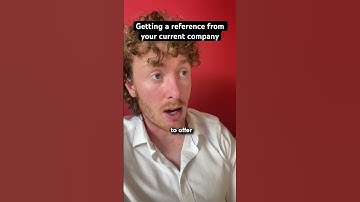How to get a reference from your current company #jobreferences #reference #jobreference #jobsearch