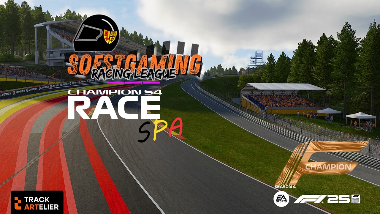 Soestgaming Racing League Champions Season 4 | Rennen 3 | Belgien | powered by trackartelier