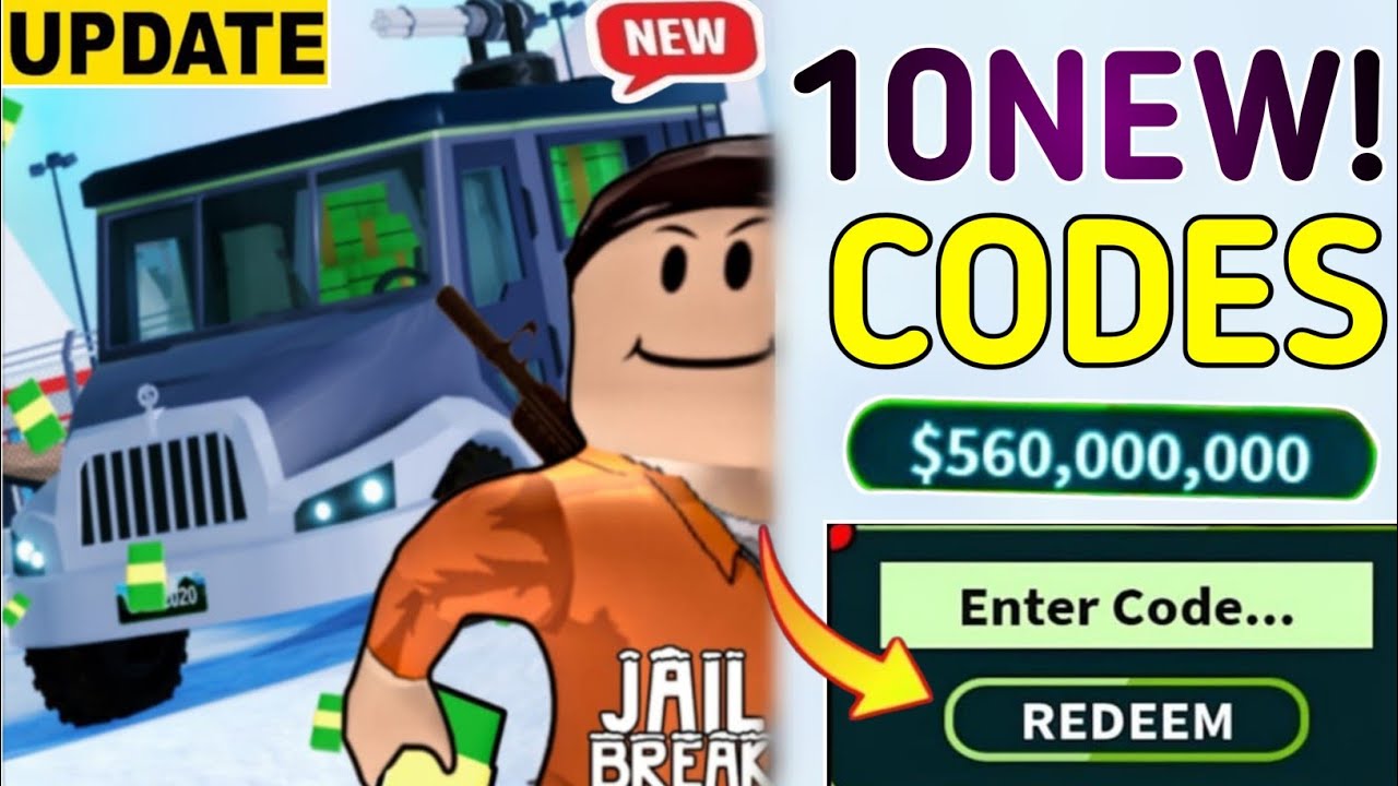EXCLUSIVE JAILBREAK CODES 2026 JAILBREAK ROBLOX CODES 2026 