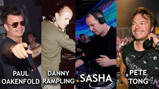 Paul Oakenfold, Pete Tong, Sasha, Danny Rampling @ Essential Mix (Que), Birmingham, UK (28.05.1995)