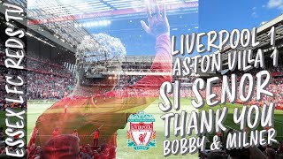 Farewell to Bobby Firmino & a High Five from James Milner. Liverpool 1-1 Aston Villa MATCH VLOG