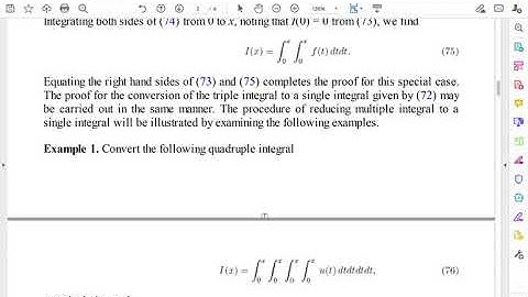 Lecture 4: Converting IVP to the Volterra IE