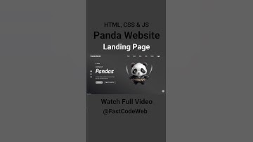 How to Create Website Using HTML & CSS | Fast Code
