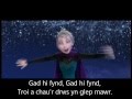 Welsh Angel ... Let it Go (in Welsh) with lyrics