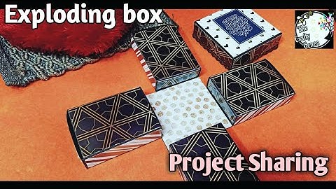 🎁 Exploding box with drawers 🎁