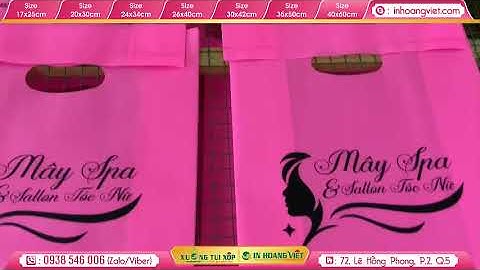 CÁC MẪU MÀU TÚI XỐP HỘT XOÀI IN CHO KHÁCH HÀNG THỰC TẾ