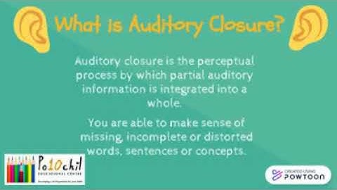 Auditory Closure