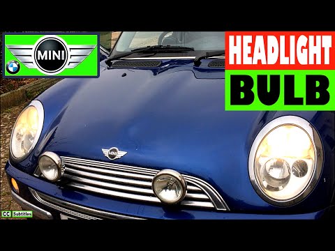 How to change headlight bulb on Mini R50 R53 2000-2006 First Generation