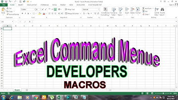 EXCEL 2013/16 Tutorial 11 "Macros" Insert Command Buttons (PASHTO)