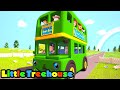 Колеса на автобусе | образовательные видео | Little Treehouse Russia | песенки для детей