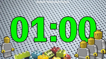 1 Minute LEGO Countdown Timer - LEGO Man 🟨🟥